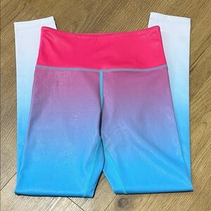 ZYIA Womens Ombre Leggings - Pink, Purple, Blue, White